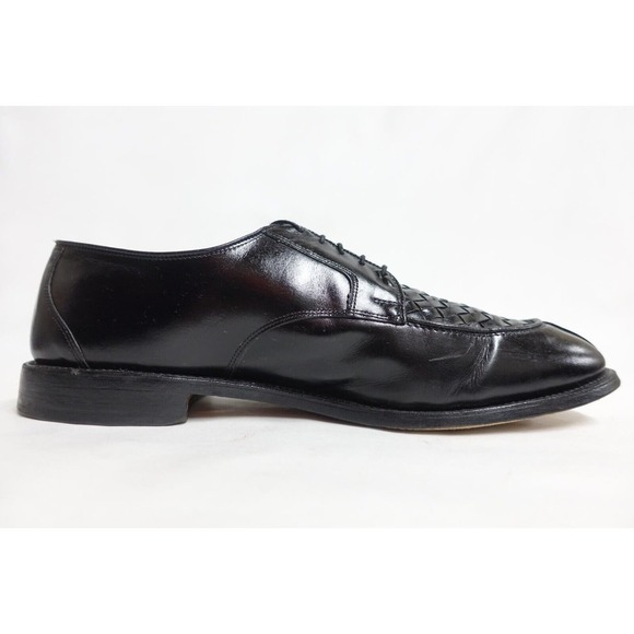 ALLEN EDMONDS Men Dress Shoes Hersey Weave Woven Size 13 D Medium Black 3110 main image 6